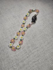 Vintage Lot Of 4 Fully Beaded Bracelets Artisan Made