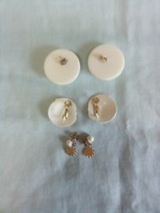 UNISEX Vintage ASSORTED Earring LOT Napier CLIP ON Earrings With PUSH BACKS