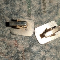 Vintage Gold Tone Rectangle Bullet Back Metal Cufflinks for Men Fashion
