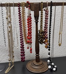 Lot 11 Unique Mixed Metals Chunky Bronze Silver Gold Brass Tone Chain Necklaces