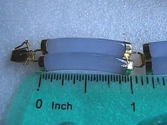 14k Yellow Gold Lavender Bracelet, Ring, Earrings & Necklace Set