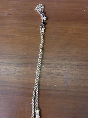 Vintage RARE HTF Retired Kirks Folly Crystal Wizard Necklace/Pin 32″ Chain w/Box