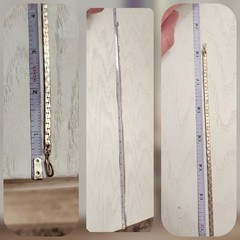 Vintage Herringbone 18″ Chain Necklace 15.4 Grams 14KGP White Gold Plated 3.17mm