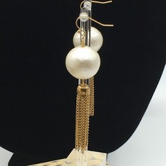 Shoulder Duster Earrings French Wire Hook 3.5″
