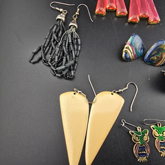 1980s Retro Vintage Earrings Lot of 13 Pierced Earring Pairs