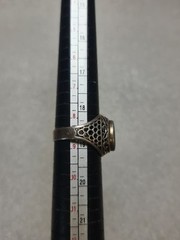 Vintage Silver 875 Ring Soviet Vintag1980 Olympics Moscow size 8,75. 18,75 mm.