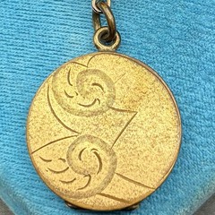 Vintage Rose Gold Locket, New Adjustable Book Chain Necklace of Antiqued Finish