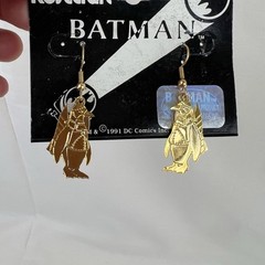 Vtg 1991 Lot Of 5 Batman Returns Cat Women Pin Earrings retro 90s Y2K DC Comics