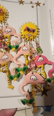 Lunch At The Ritz Tickled Pink Flamingos Pierced Earrings