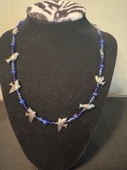 Gal Danon Signed Blue Stone And Birds Necklace 14 – 15 Inches