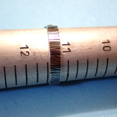 3 Bands Stone Bark Silpada Indent Thin Design Rings Sizes 11.25 & 11.5 Silver