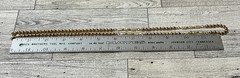 Parklane Goldtone Ball Bead w/ Oblong Faux Pearl Vintage