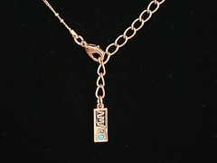 AMARO ~ Charming Gold Tone Butterfly & Crystal Drop Pendant Necklace