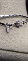VTG Monet Silver-tone Flat Chain Necklace 28” Inches