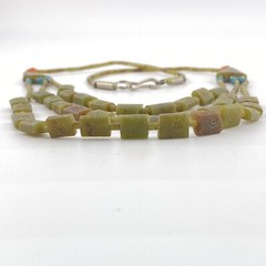 Multi-strand Afghani Jade Amazing Handmade Necklac Wth Unique & Earthy Aesthetic
