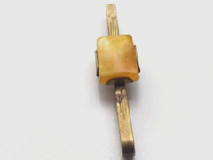 Soviet Vintage Tie clip Baltic Amber. USSR