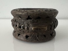 Antique Bronze African Currency Slave Bangle Bracelet