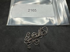 1.29g Vintage Sterling Silver 925 Box Chain Necklace 21 in M