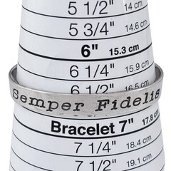Vintage H&H Sterling Silver 925 | Semper Fidelis Marine Cuff Bracelet | 6.5″