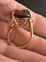 18 Kt GE Gold Electroplated Ring Size
