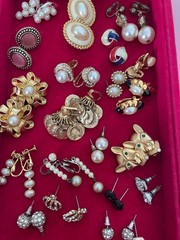 Vintage Jackie Collin’s Napier Monet and many more pairs of higher end earrings