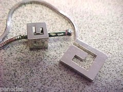 Gucci 18k White Gold Sliding “G” Necklace with Box & COA One size fits all