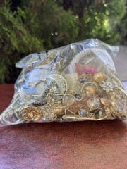 Vintage To Now Tangled Mixed Jewelry Lot Over 1 Pound Brooches Necklaces More