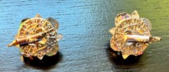 Vintage Aurora Borealis Crystal Bead Necklace & Clip-On Earring Set
