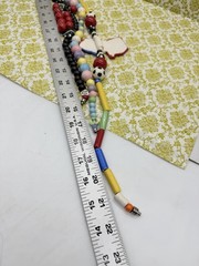 Lot Ruby z Candace Flying Colors Vtg Ceramic Necklace Bright Colors Cherries