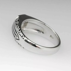 White Diamond 2.30 Ct Art Deco Antique Vintage Men’s Engagement Ring 925 Silver