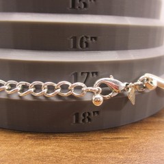 Vintage Cookie Lee Necklace Curved Collar Modern Minimalist Silver Tone 17 Inch