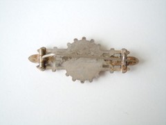 Antique Brooch Seed Pearl 3.8 G / 4.5 X 1.9 Cm