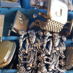 SWANK vintage lot of 21 Cufflinks, silver tone and gold tone.