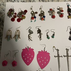 Vintage Modern Mixed Lot Earrings (32) Pairs (19) Singles
