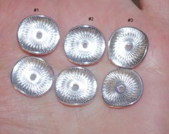 VINTAGE GORGEOUS DIAMOND CUT WHITE GF JACKETS FOR EARRINGS USE W ANY STUDS