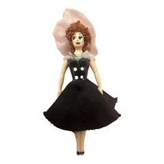 VTG After Five Barbie Brooch/ Pin One Of A Kind Convention Piece