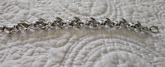 Vintage Judy Lee 3-pc Set, Silver Tone Leaf Blue Moonstone, Clip-Ons