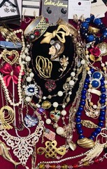 Vintage High End Costume Jewelry Trifari Jackie Kennedy BSK Emmons Gerrito Liz