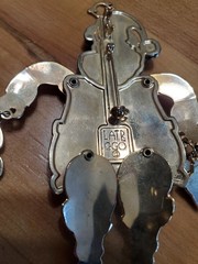 Lunch at the Ritz LATR2GO American SANTA Brooch Pendant