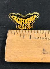 Life At Sea California Monarch Enamel Pin 1 1/4″ Butterfly Yellow & Black NICE!