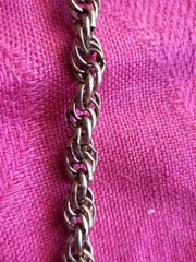 Antique Victorian Long Figural Pendant Necklace Hellenistic Revival Soldiers