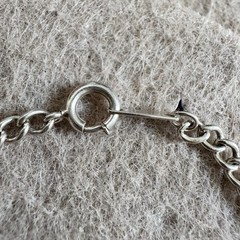Vintage Sterling Silver Curb Chain Bracelet Jewelry Accessories Charm It