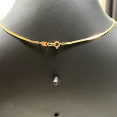 Vintage Trifari Gold Toned Chain & Baltic Amber Stone Owl Shaped Pendant 24″