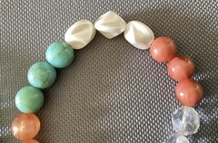 Pair Of Vintage Free Size Beaded Bracelets, Free Size