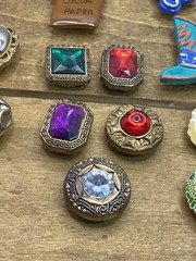 Vintage – Modern 36 Piece Button Cover Lot