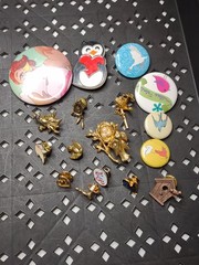 Lot Of Bird Themed Pins And Pin Back Buttons Bird Pin Lot MDTAP