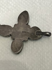 Vintage Kingsman Turquoise Cross Pendant