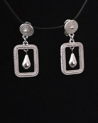 Clip-On Earrings Lot of 3- Includes one pair Sarah Coventry 1964 Silver Splendor