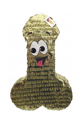 APINATA4U LLC – Penis Adult Pinata |Gold Color | Ideal for Bachelorette Party |