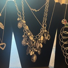 Jewelry Lot Silver Tone Necklaces Bracelets Metal Estate Finds 22pc Vtg To Now